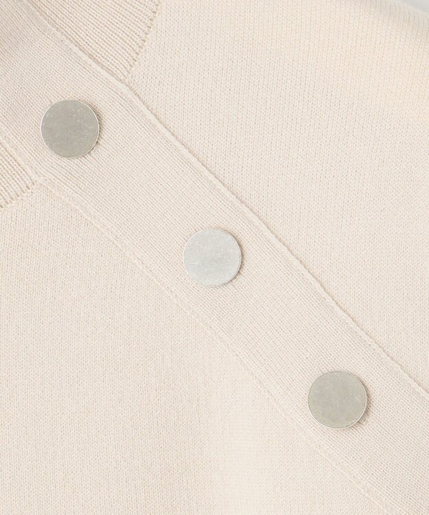 ICB L 【洗える】ウールブレンドスムース ハイネックプルオーバー トープ系