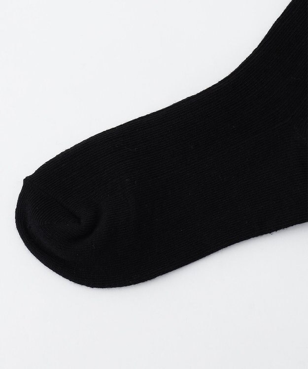 ANY KIDS 二―ハイソックス（クマ刺繍×ライン） ブラック