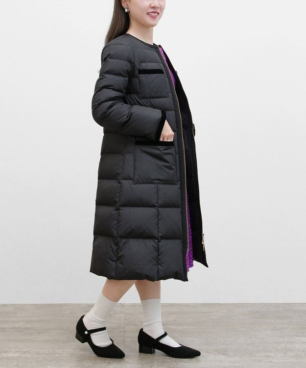 TOCCA COSMO NEW ロングダウンコート ブラック系