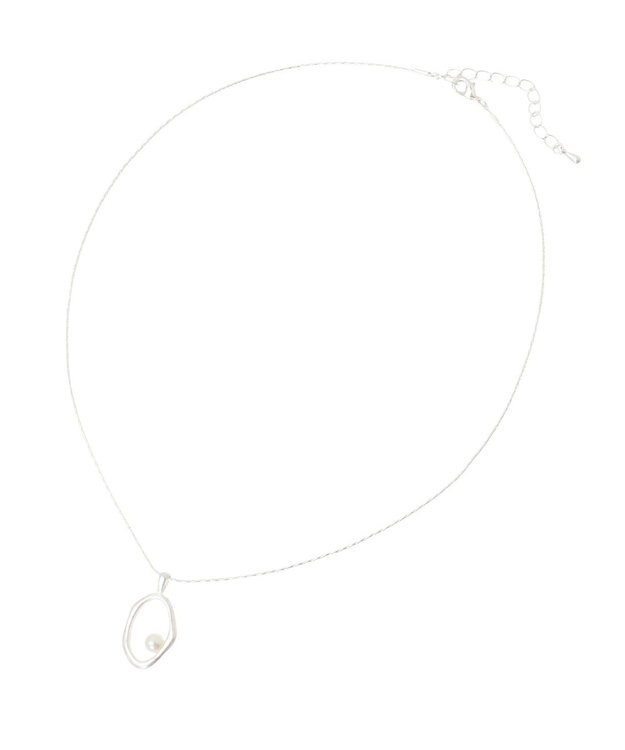 AMERICAN HOLIC パールモチーフワントップネックレス Silver