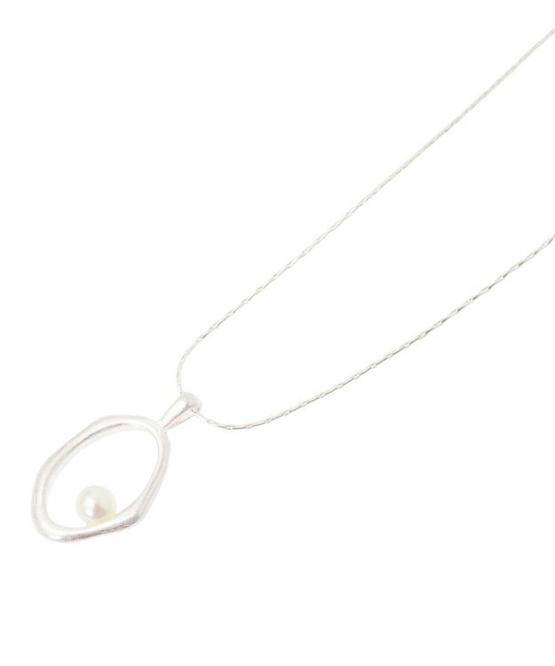 AMERICAN HOLIC パールモチーフワントップネックレス Silver