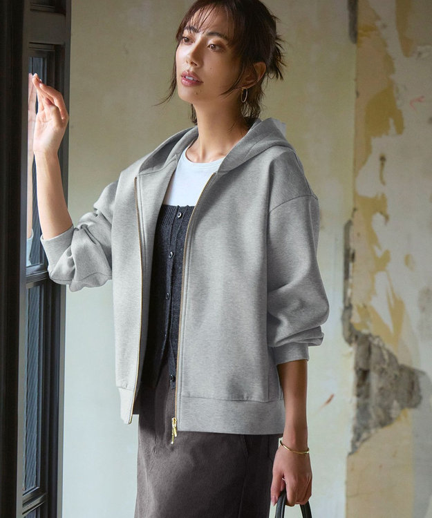 VERMEIL par iena ダンボールコクーンブルゾン グレー VERMEIL par iena（ヴェルメイユパーイエナ）の「ダンボール