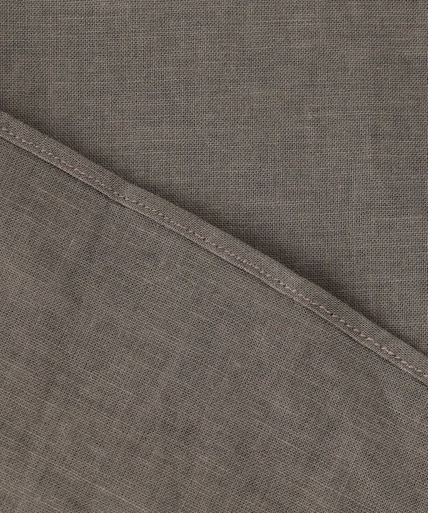 J.PRESS MEN 【WEB・一部店舗限定】コットンリネンシャツ ダークブラウン系