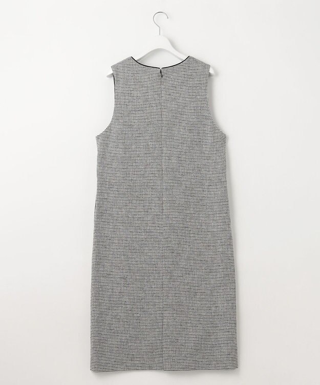 J.PRESS LADIES 【洗える】Calameraリングメッシュ ジャンパースカート モノトーン系