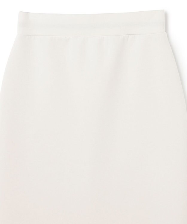 BEIGE， WALNUT / Iラインスカート White