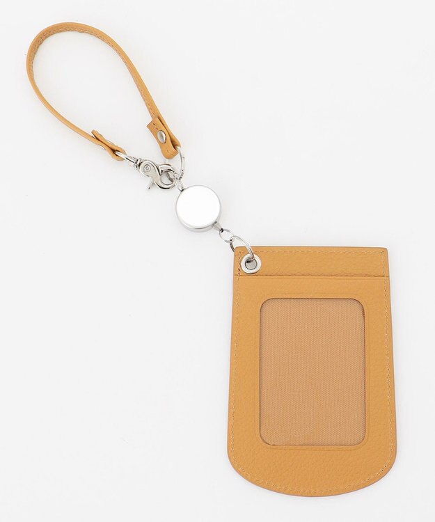 airlist リール付きパスケース Tram Embossed トラムエンボス ゴールド