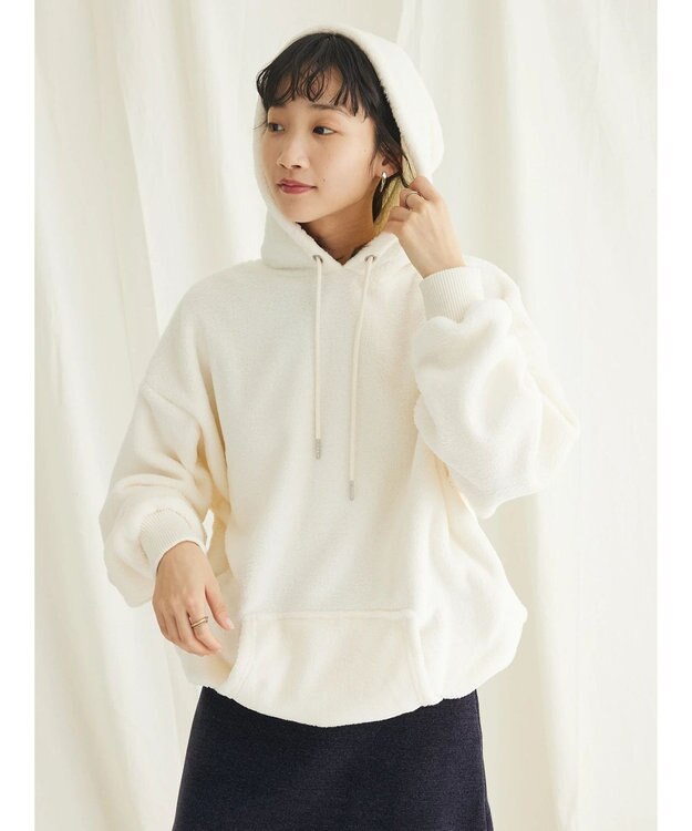 CRAFT STANDARD BOUTIQUE シャギーボアパーカー Ivory