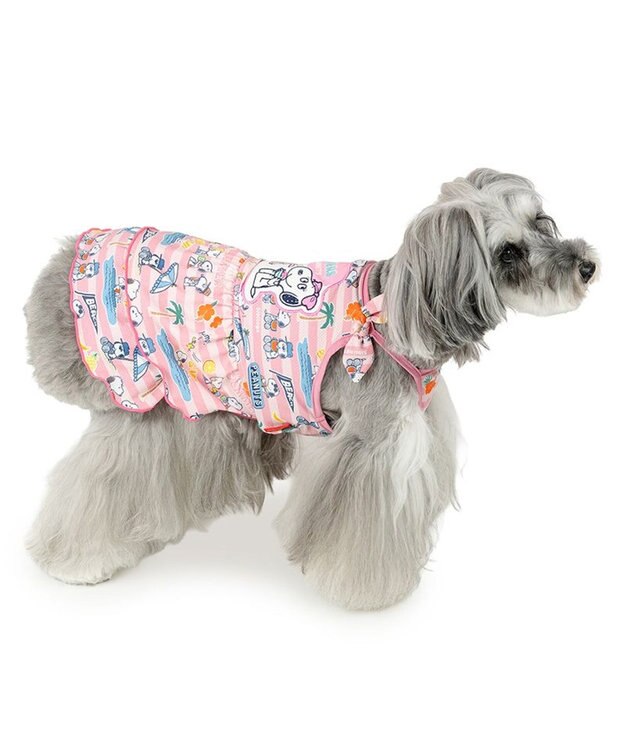 PET PARADISE スヌーピー 接触冷感 ワンピース 《サマーパケーション》 小型犬 ピンク