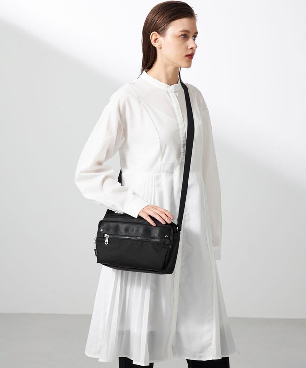 Y'SACCS テープデザイン　トラベルボックスショルダー ブラック