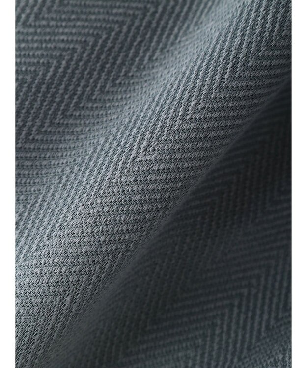 earth music&ecology ヘリンボーン調Ｖネックカーディガン Blue Gray