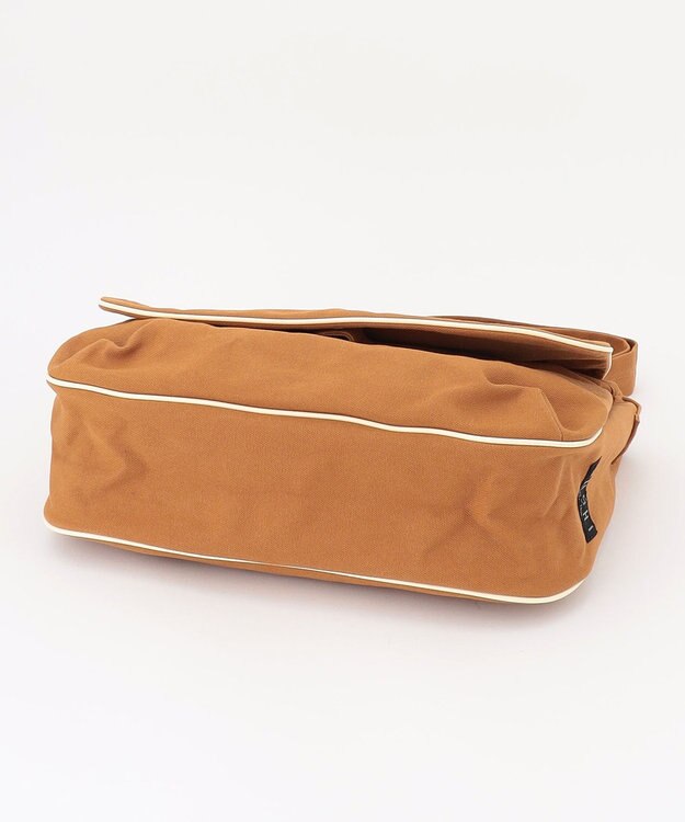 YUSHI ARLE - FLAP SHOULDER　帆布ショルダーバッグ キャメル
