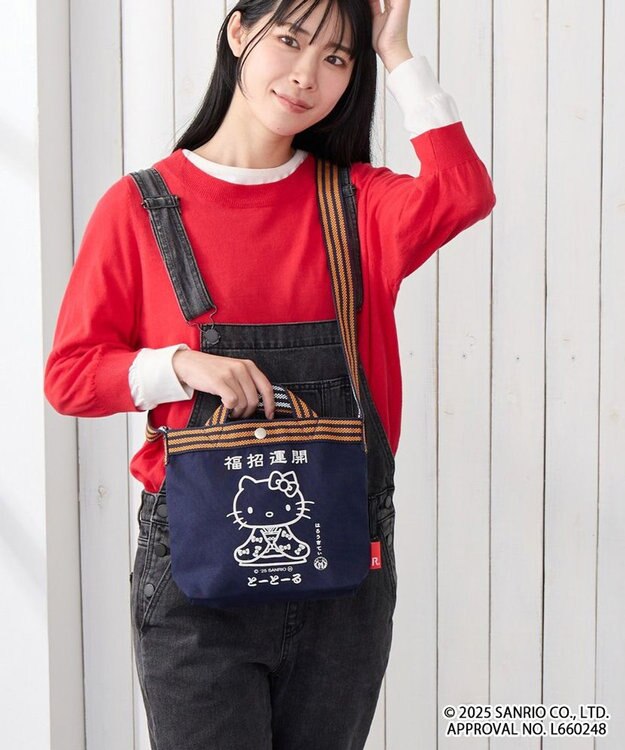 ROOTOTE 8494【サンリオ：ハローキティ】IP.ベビールー.マエカケ.ハローキティ-A 02：開運招福