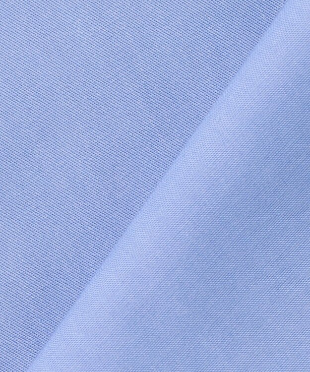 ANY SIS L ニットレイヤード シャツ ツインセット チャコール×ブルー