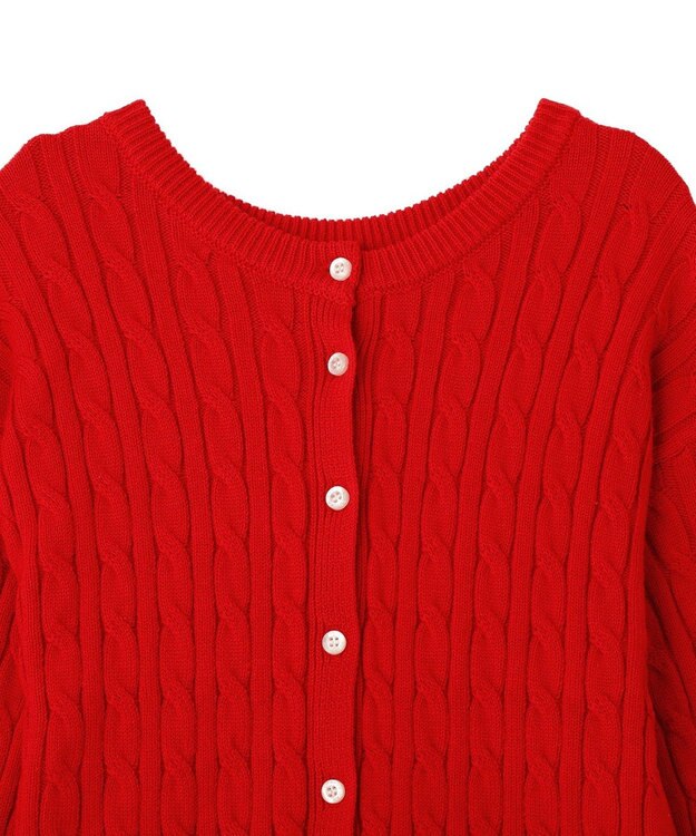 AMERICAN HOLIC ケーブルニットカーディガン Red