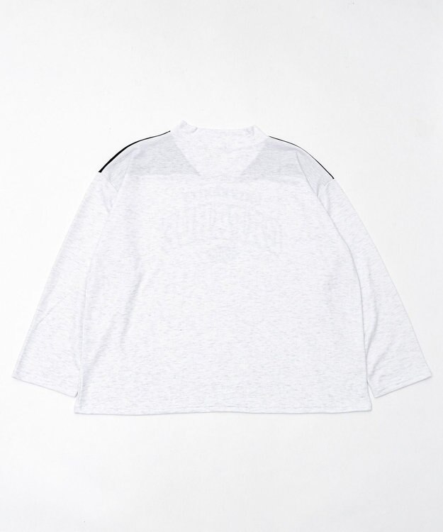 WEGO バイカラースポーツスウェット ライトグレー