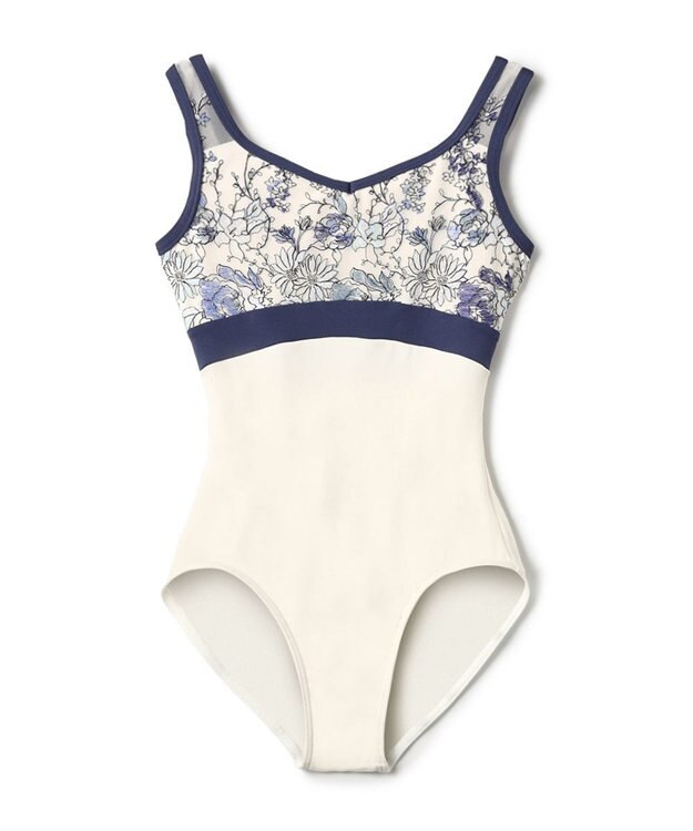 Chacott ノースリーブレオタード ブルー