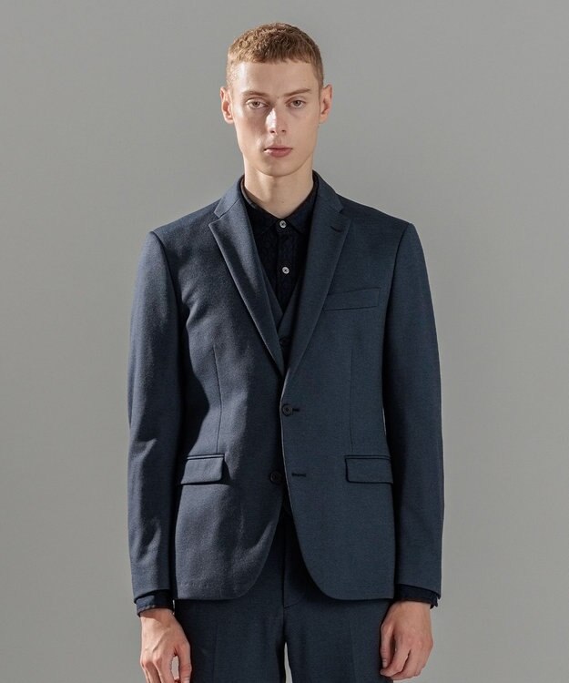 JOSEPH HOMME 【LEON 掲載】ウーステッドモックロディ ジャケット ダルブルー系