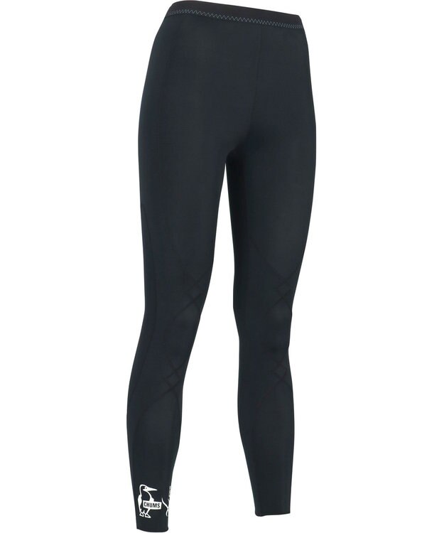 CW-X 【WOMEN】 CW-X 【CHUMS (チャムス)コラボ】 レディーススポーツタイツ ひざの負荷・運動時の筋肉の疲労を軽減 ロング丈 ジョギング ウォーキング LNY310 /ワコール ダークブラック