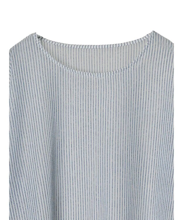 CRAFT STANDARD BOUTIQUE シアーストライププルオーバー Blue