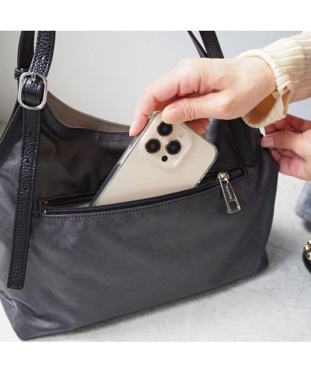 PELLE BORSA B5トートバッグ Alive アライブ 4453 マットブラック