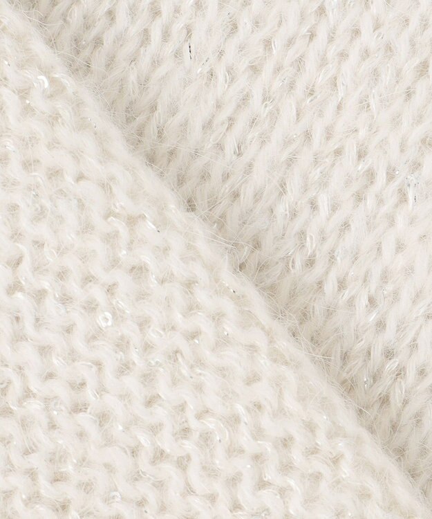 しょうちゃん23区　スパングル　クルーネック　ニット　ホワイト系　38 しょうちゃん23区 スパングル クルーネック ニット ホワイト系 38