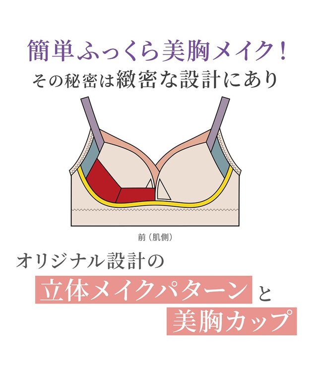 BRADELIS New York 【カヤビューティーラボ】はくだけ簡単!スタイルメイクブラ24 補正ブラ ブラック