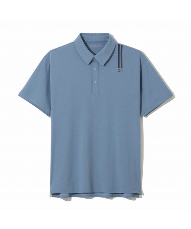 ZERO HALLIBURTON 【吸水速乾・UVケア】 ダブルリブ着心地ポロシャツZHG-M5S7c 82954 ライトブルー