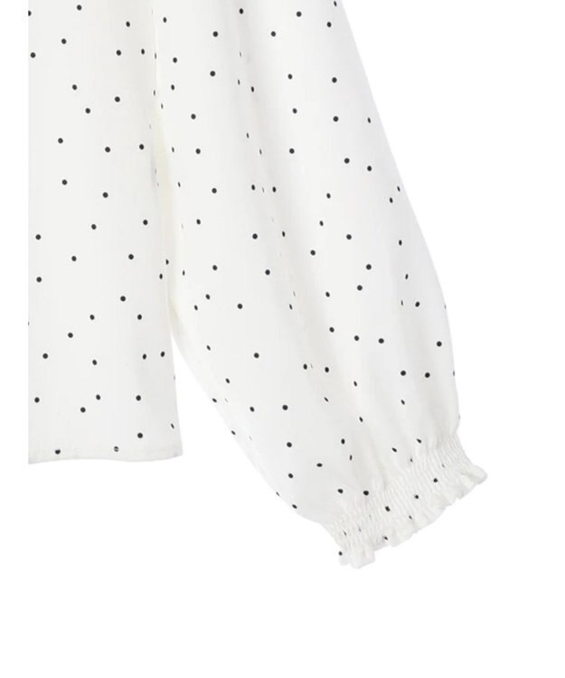 earth music&ecology スカラップブラウス Dot