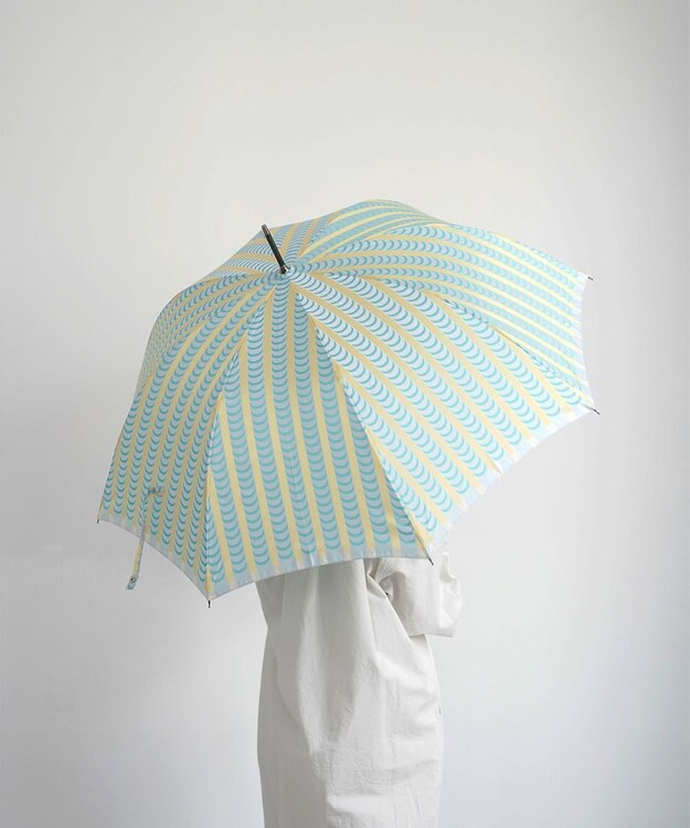 槇田商店 Stig Lindberg DRAPES グリーン 長傘 緑