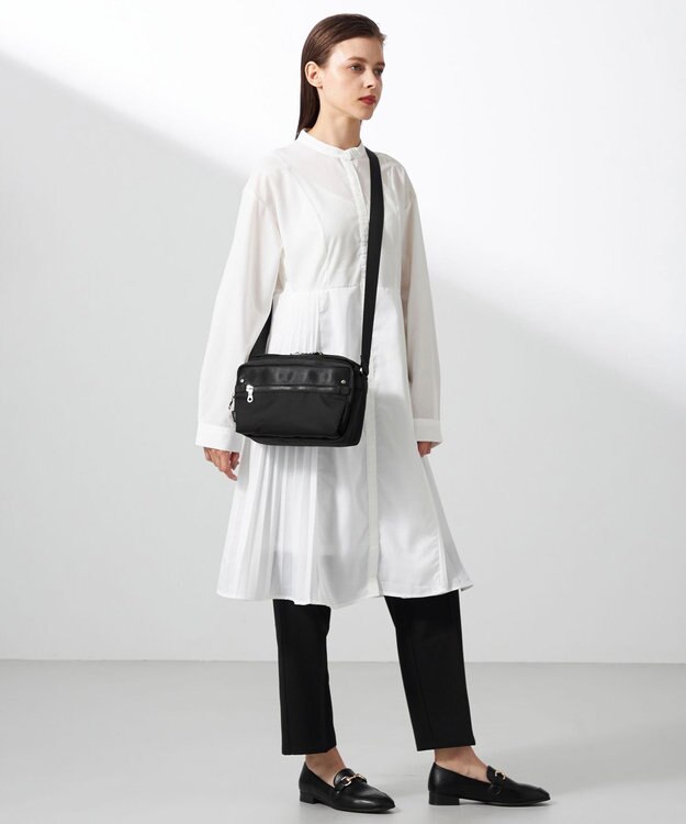 Y'SACCS テープデザイン　トラベルボックスショルダー ブラック