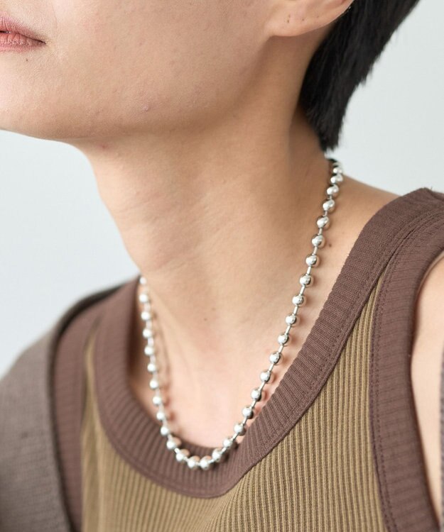 AMERICAN HOLIC ボールチェーンショートネックレス Silver