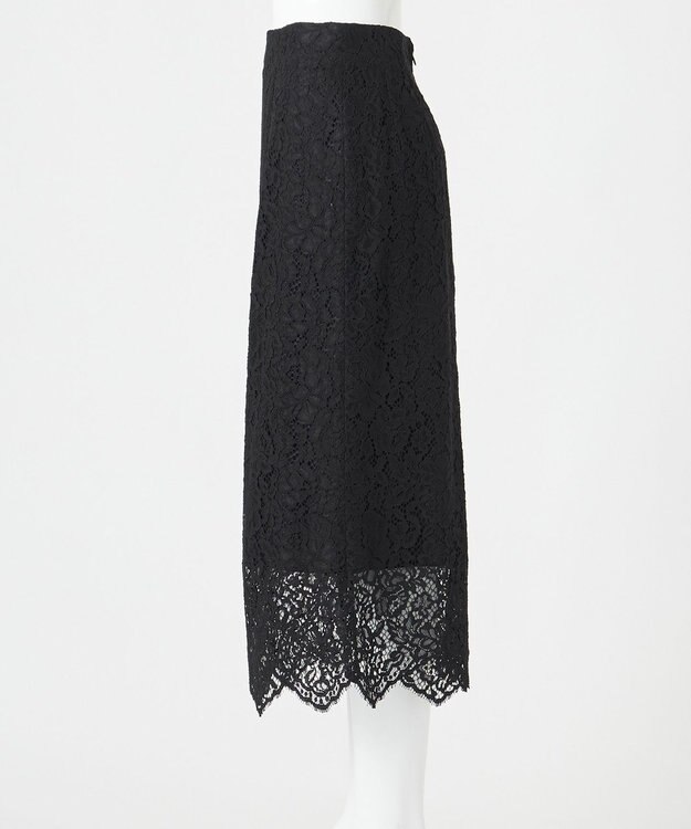 23区 S 【エステータ】コードレース スカート ブラック系