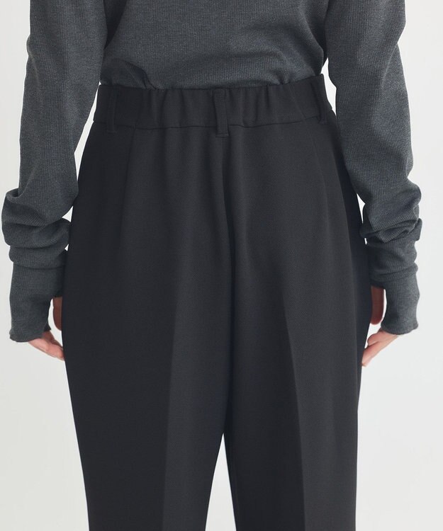 earth music&ecology センターシームフレアパンツ Black