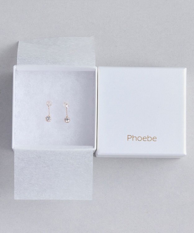 Phoebe 【K10】プチハートピアス(片耳) ゴールド