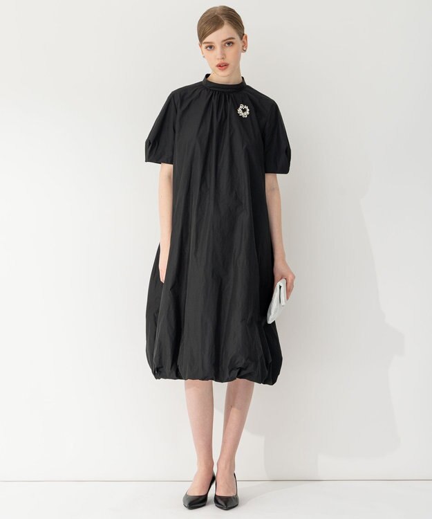 23区 【APPLAUDIR】バブルヘム ドレス ブラック系