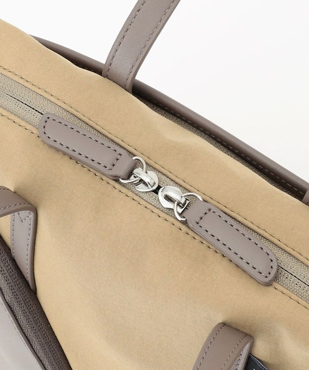 Y'SACCS コットンライクナイロントート Sサイズ ベージュ