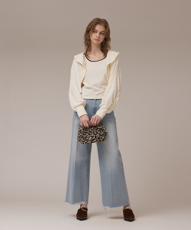 GRACE CONTINENTAL ルーズパーカーsetトップ キナリ