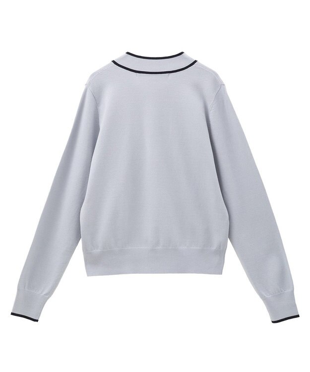 YECCA VECCA 配色ボウタイニット Ivory