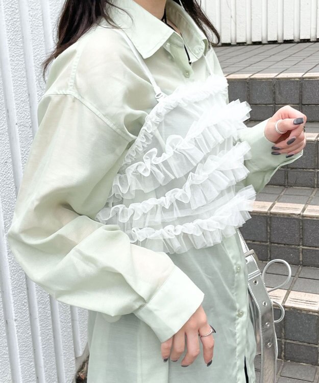 WEGO チュールビスチェ オフホワイト