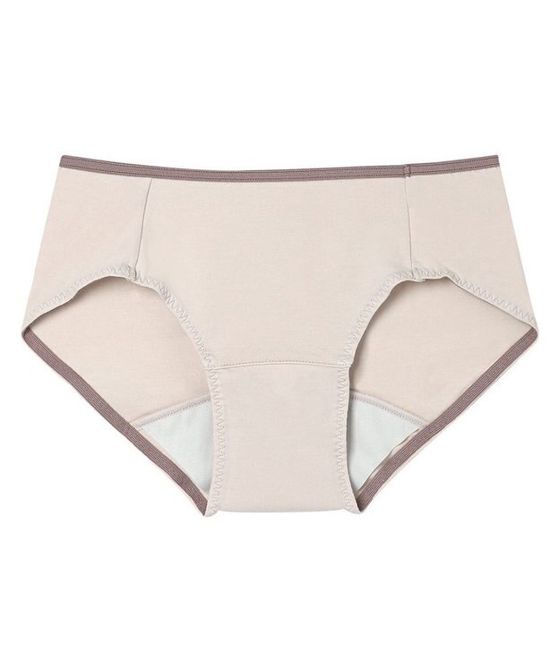 une nana cool 綿ベア天竺 カラーブロッキング サニタリーショーツ ナチュラル