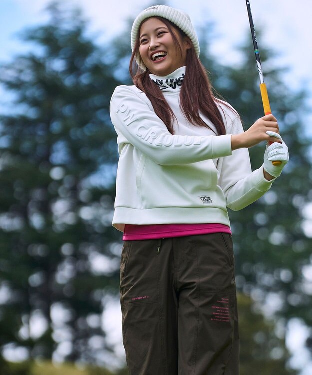 PW CIRCULUS 【撥水加工/軽量/ストレッチ】【WOMEN】カジュアルパンツ ダークブラウン系