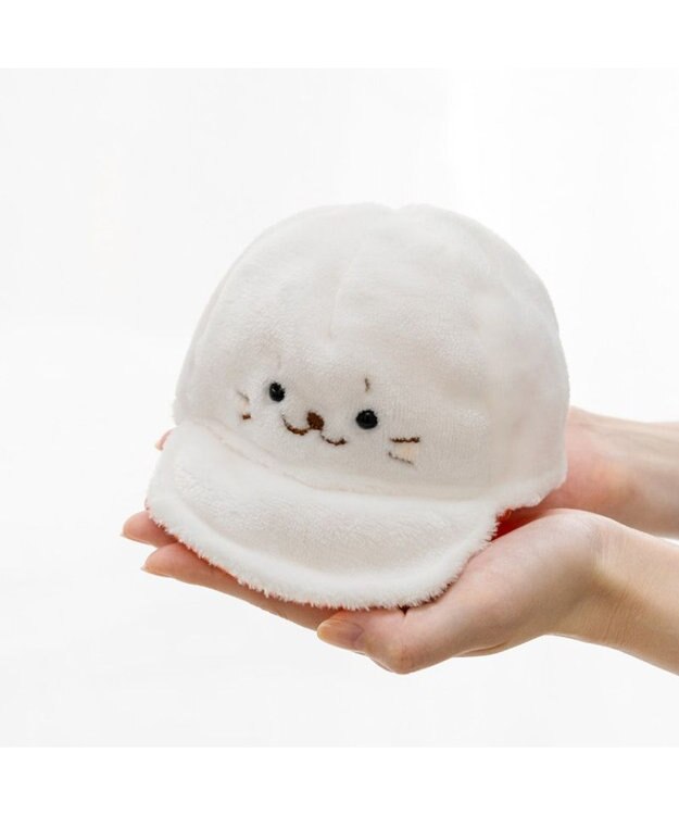 Mother garden しろたん 白いものたくさんシリーズ 《赤白帽子》 店舗限定 赤白帽子