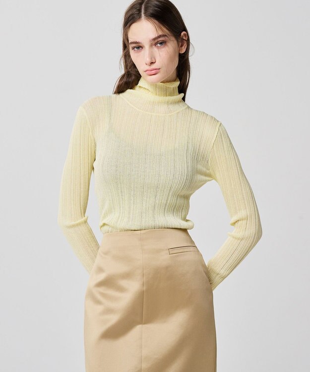 uncrave 【手洗い可】シルキーニット カップ付き キャミソール（uncrave WHITE） ベージュ