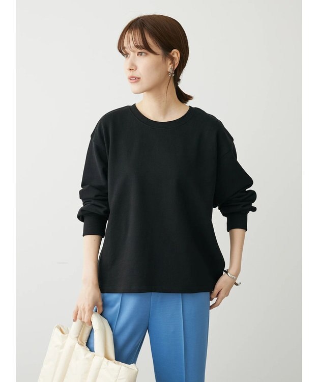 Green Parks ・ＳＵＧＡＲ　ＳＰＯＯＮ　バックスリットウラケスウェット Black