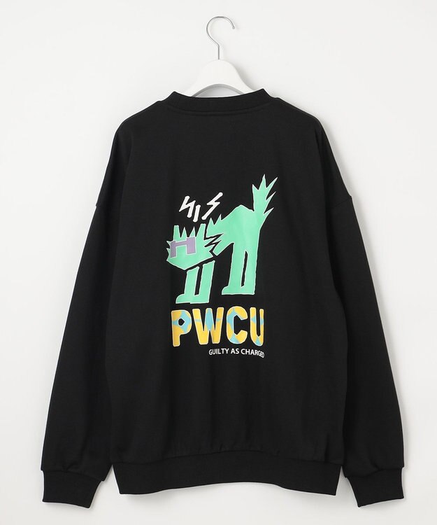 PW CIRCULUS 【MEN】アニマルグラフィックスウェット ゴルフ ブラック系