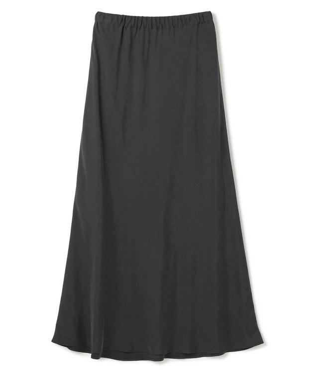 uncrave 【新色追加！】フィブリルシャンブレー フレアスカート ブラック