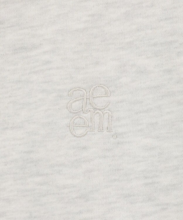 earth music&ecology ショート丈ワンポイント刺繍オフショルスウェット Oatmeal