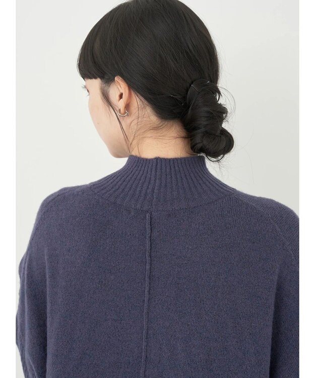 earth music&ecology ＦＬＵＦＦＹハイネックワンピース Navy