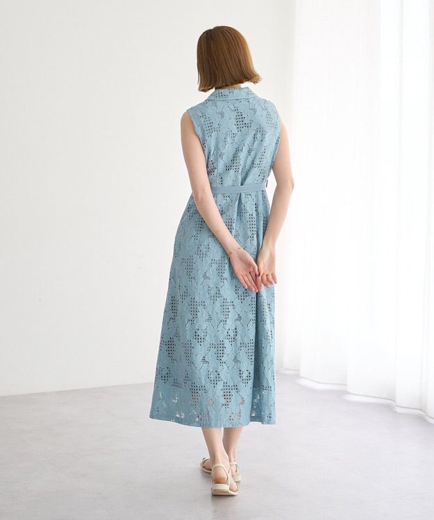 YECCA VECCA レースワンピース Blue