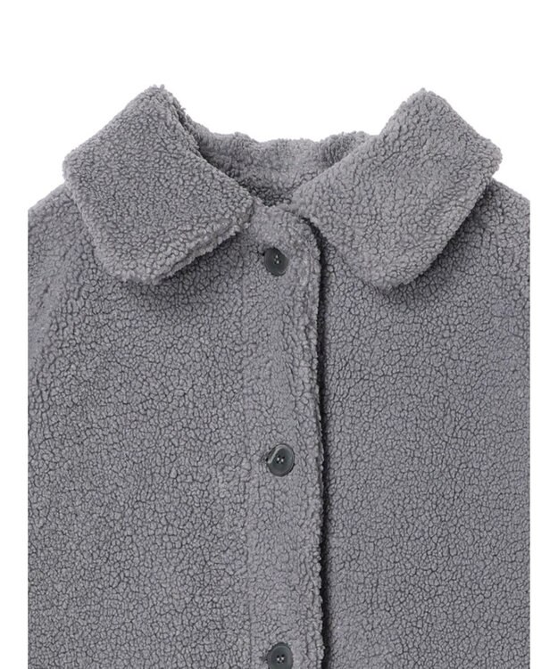 Green Parks 衿付きボアブルゾン Blue